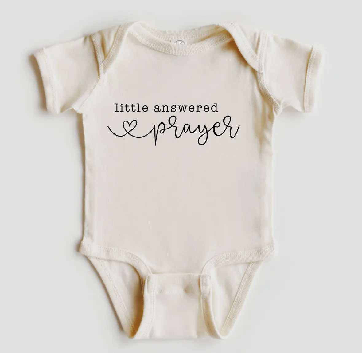 Little Answered Prayers Baby Bodysuit