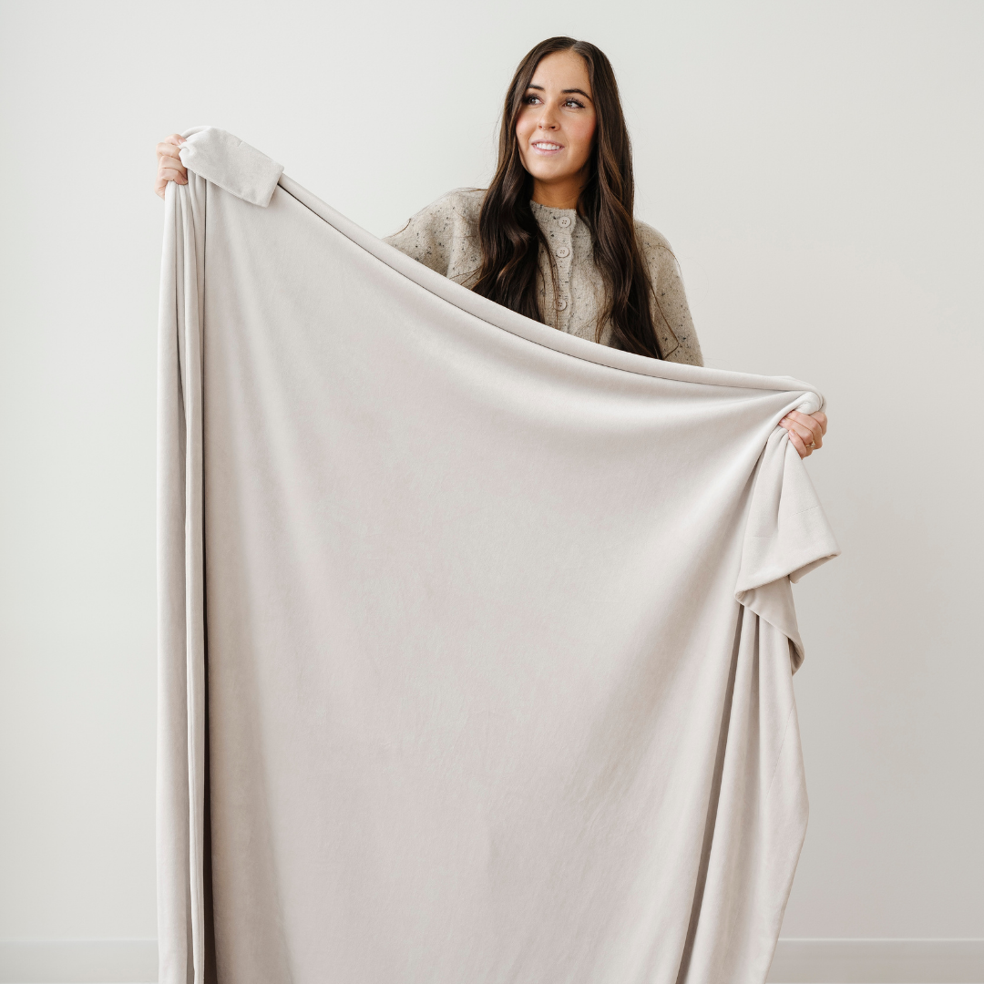 SARANONI MINKY STRETCH XL THROW BLANKETS