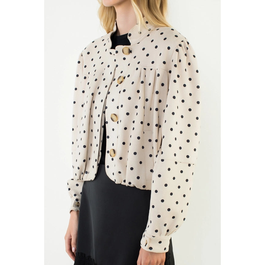 THML Polka Dot Jacket with Side Pocket