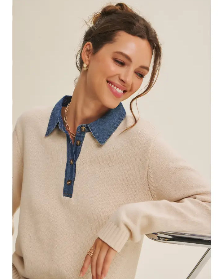 Classic Henley Sweater