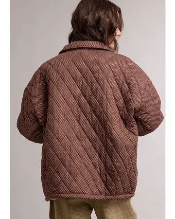 Quilted Polka Dot Jacket