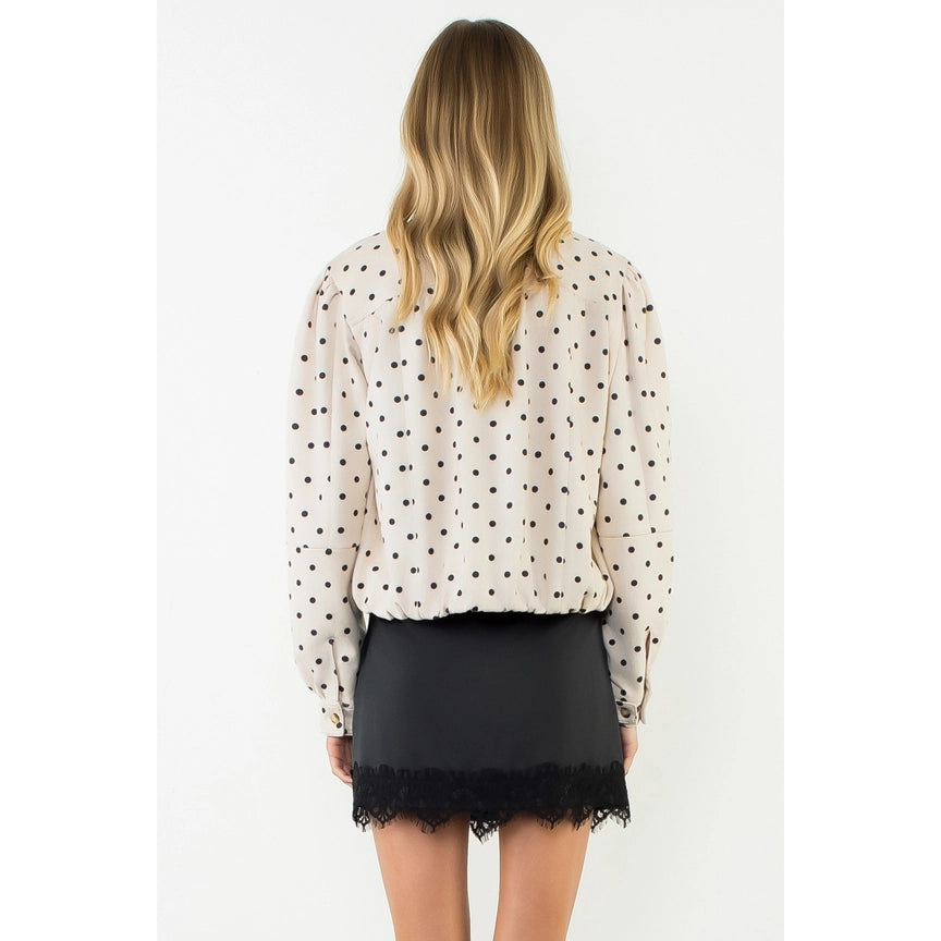 THML Polka Dot Jacket with Side Pocket
