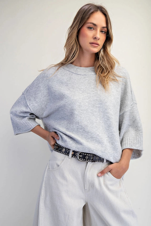 Cotierra Crew Neck Oversized Sweater