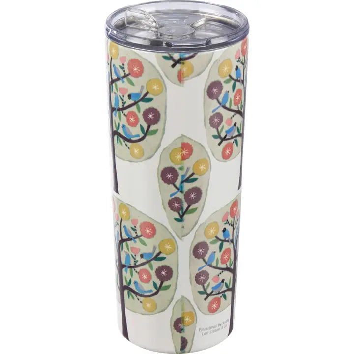 Floral Trees Coffee Tumbler
