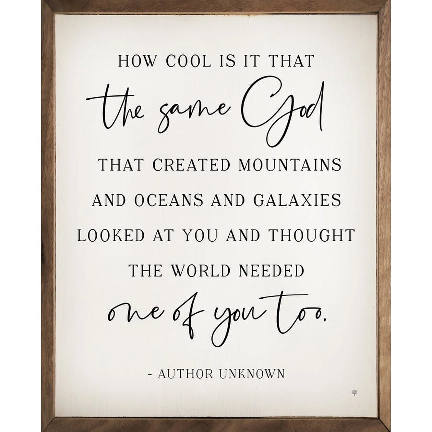 The Same God White 8 x 10 x 1.5