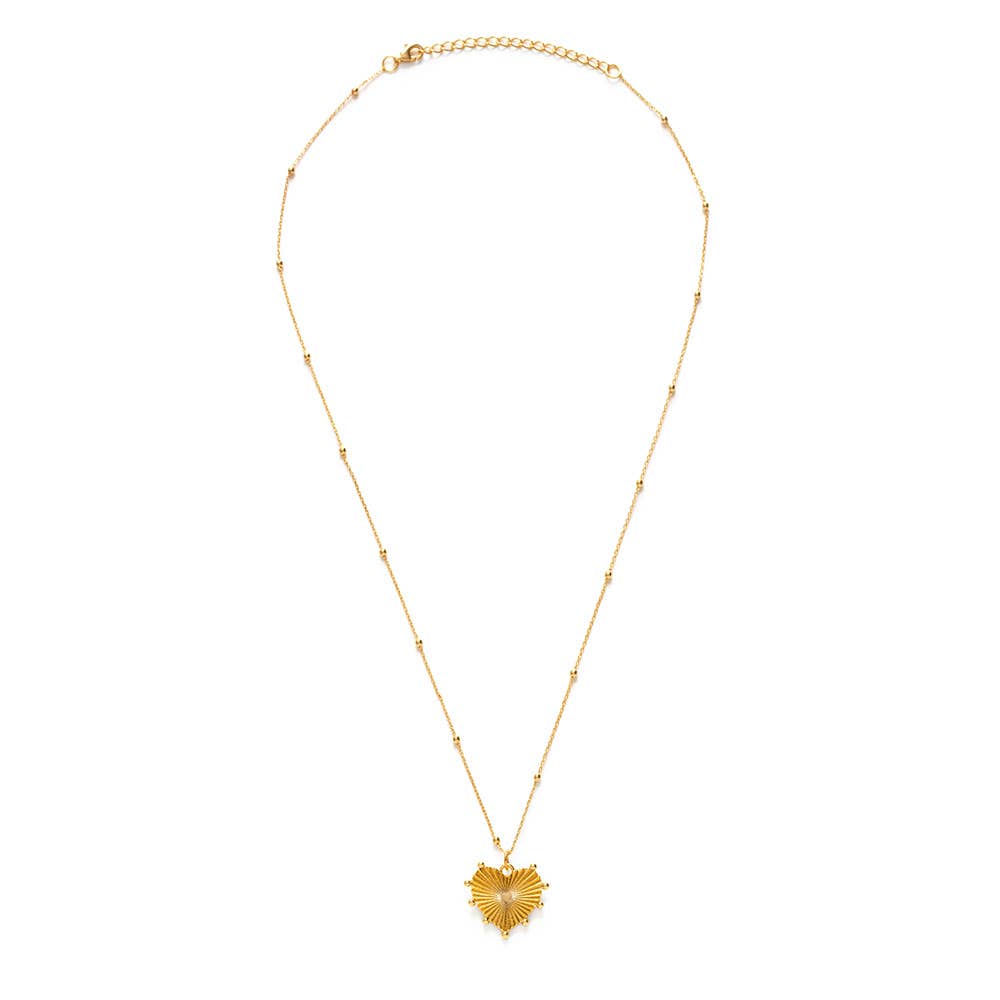 Renaissance Heart Pendant Necklace