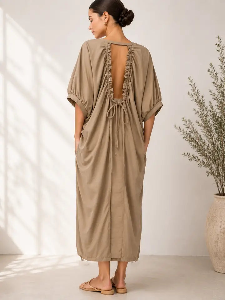 Solenne Cocoon Knit Dress