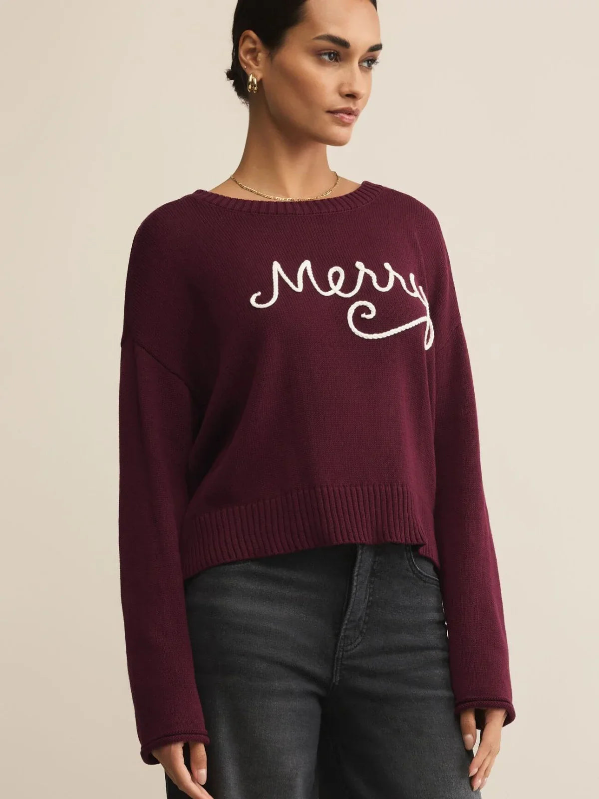 Z Supply Merlot Sienna Merry Sweater