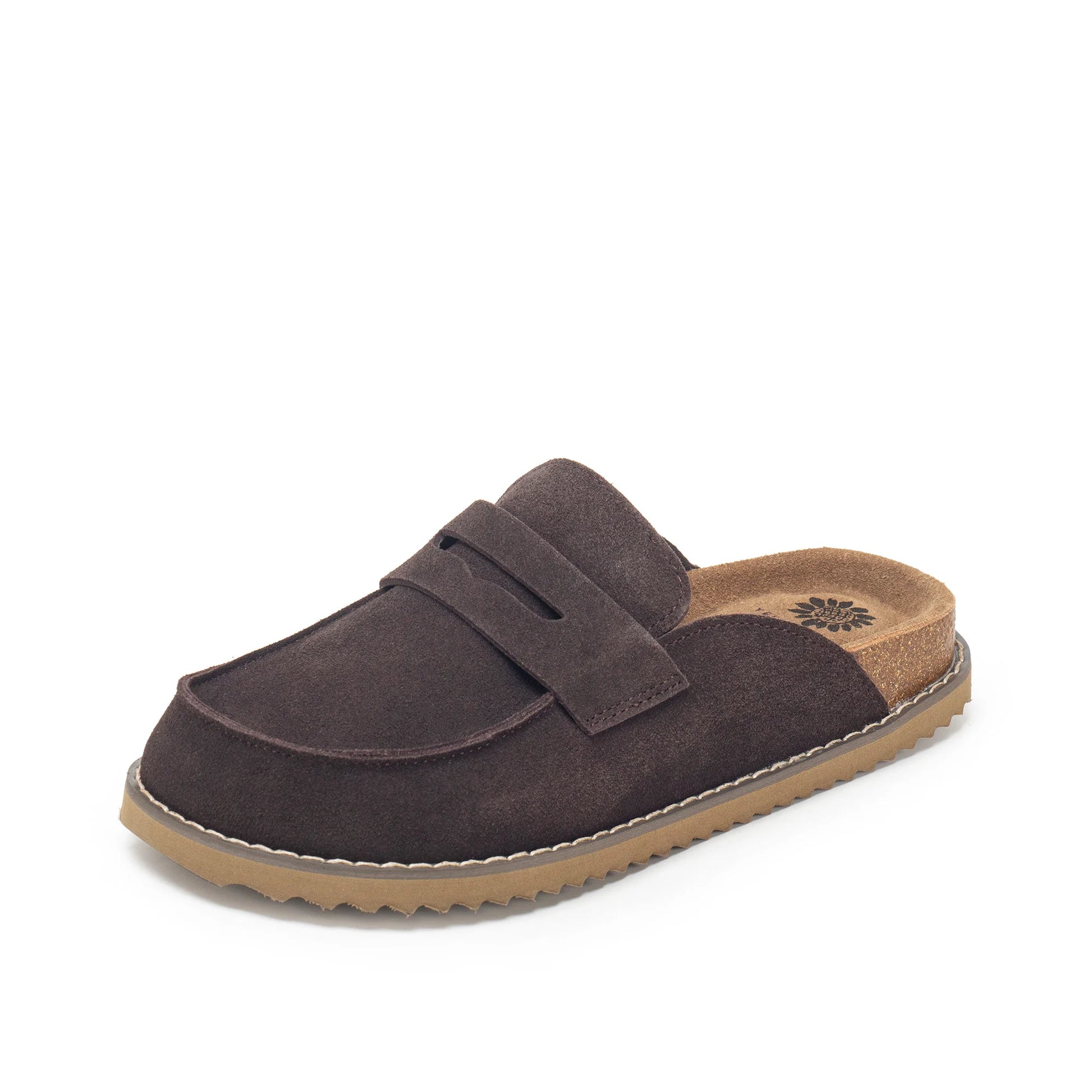 Mila Suede Loafer Mule Clog