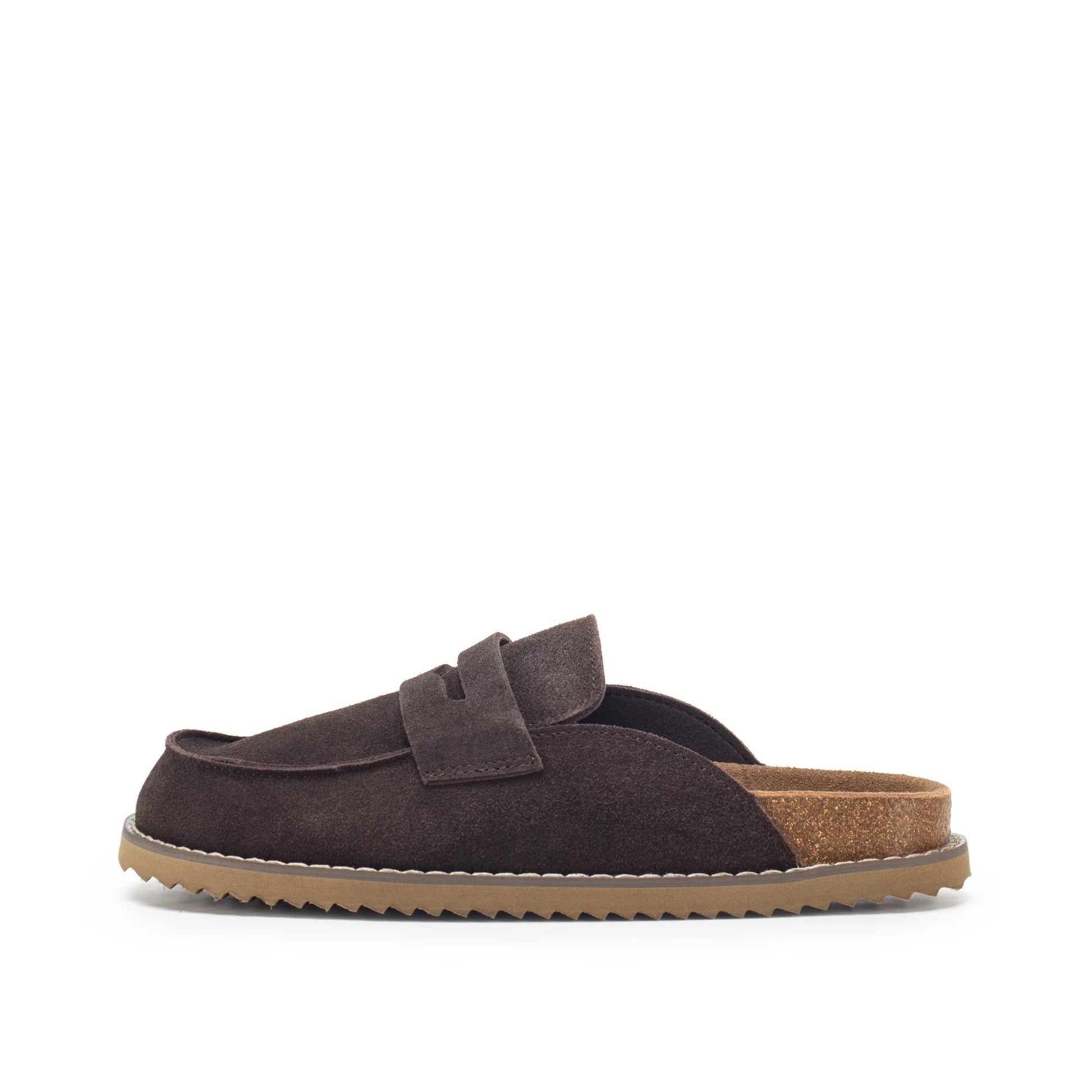 Mila Suede Loafer Mule Clog