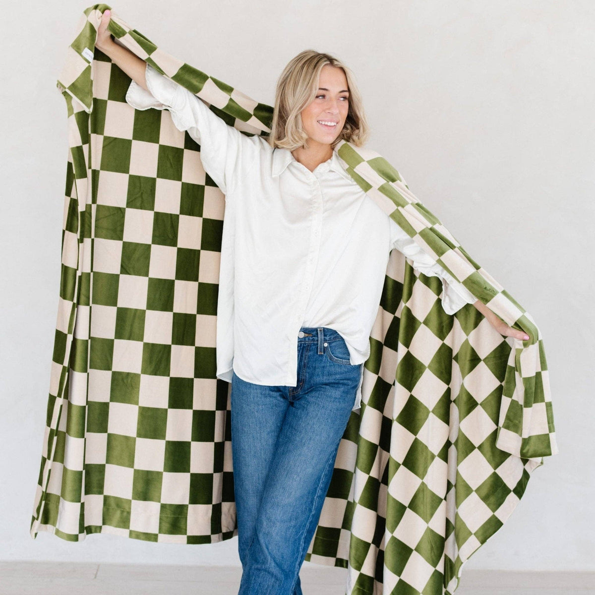 SARANONI MINKY STRETCH XL THROW BLANKETS