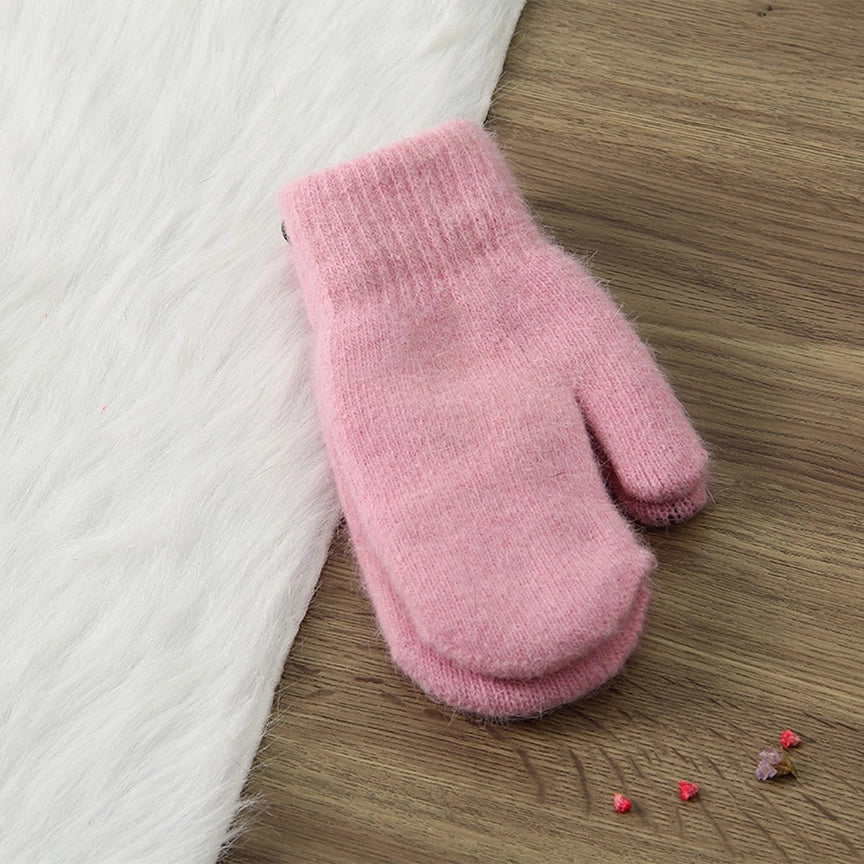 Rabbit Fur Full Finger Gloves