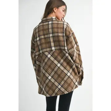 Mya Plaid Pullover