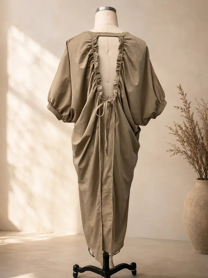 Solenne Cocoon Knit Dress