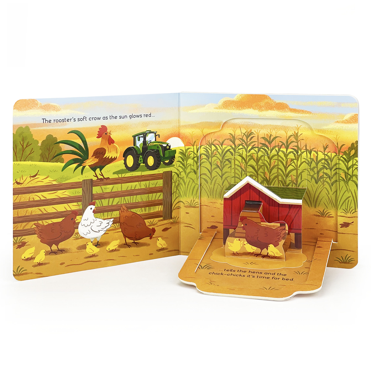 John Deere Kids Good Night Tractor Lift a Flap Board Book