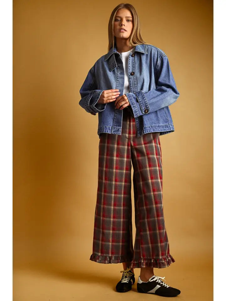 Miou Muse - Shirt Styled Denim Jacket