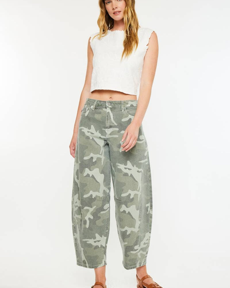 Kan Can High Rise Camo Print Horseshoe