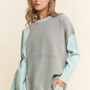 Soft Knit 2PC Set Long Sleeve Top & Bottoms
