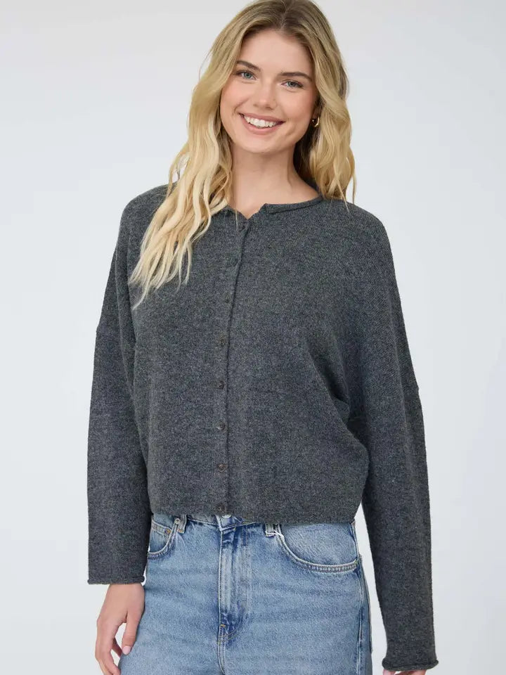 Lightweight Button Down Knit Cardigan