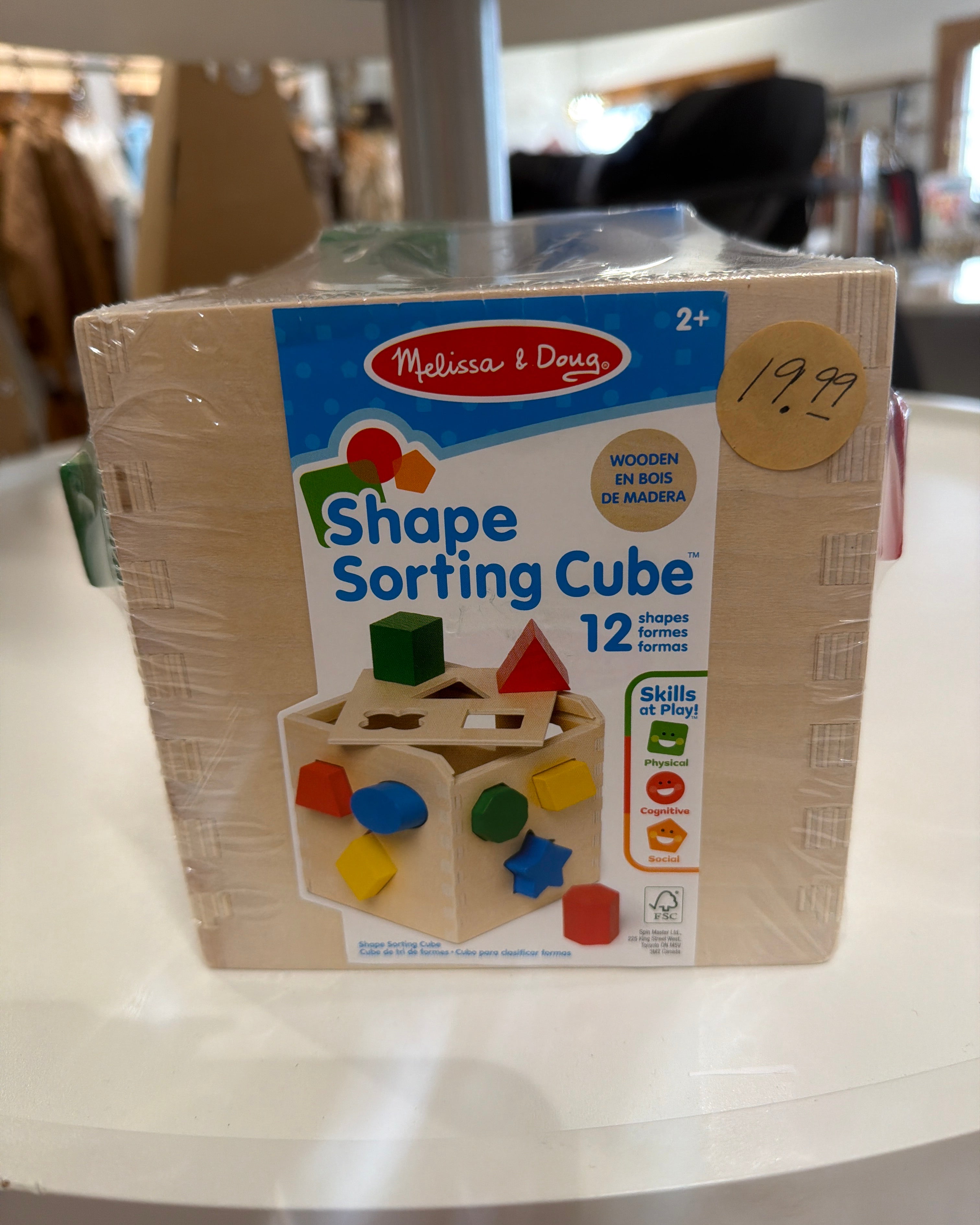Melissa & Doug Shape Sorting Cube