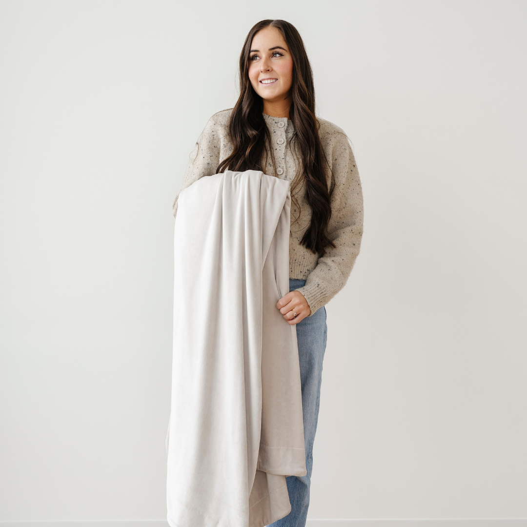 SARANONI MINKY STRETCH XL THROW BLANKETS