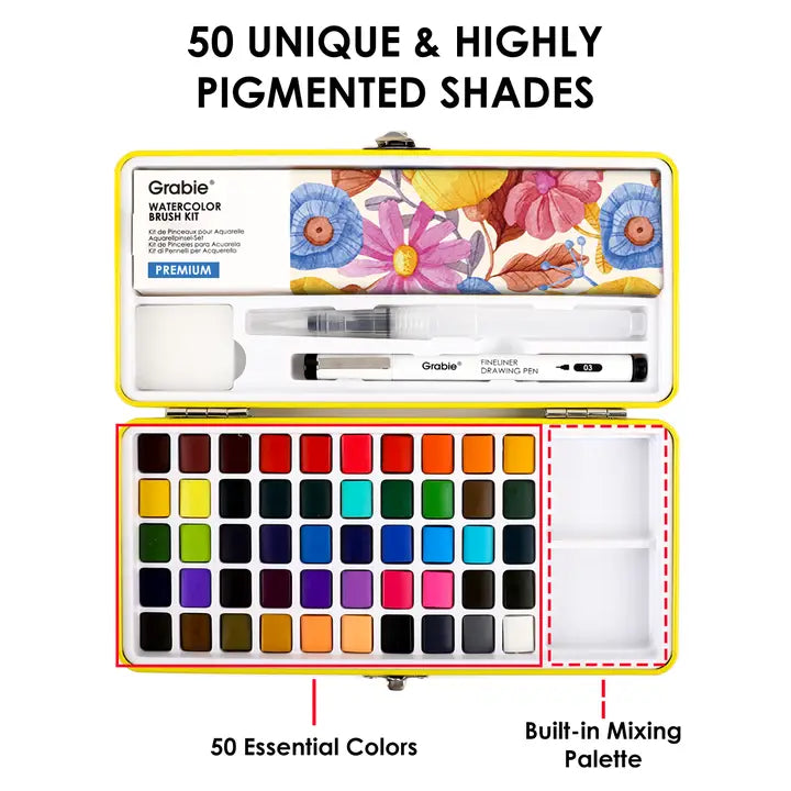 Grabie 50 Watercolors Premium