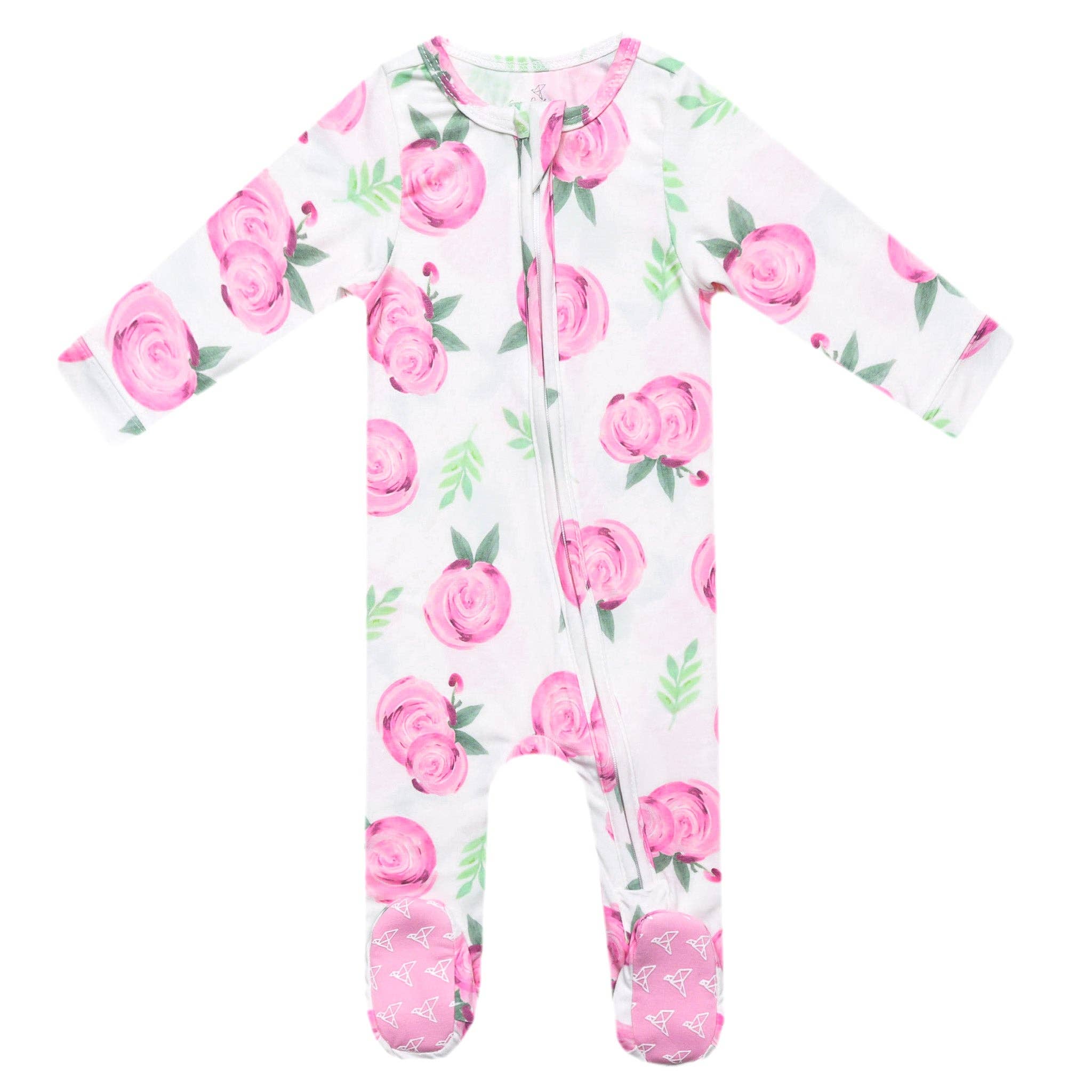 Zip-Up Footie Pajama - Grace