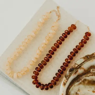 Pebbles Resin Beaded Necklace