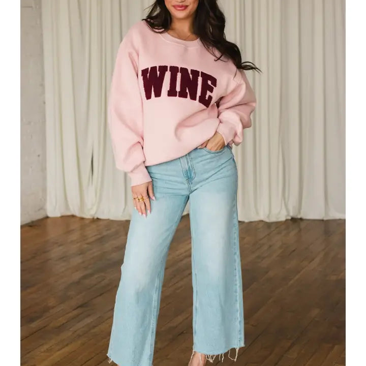 Panache Pink Wine Sweatshirt