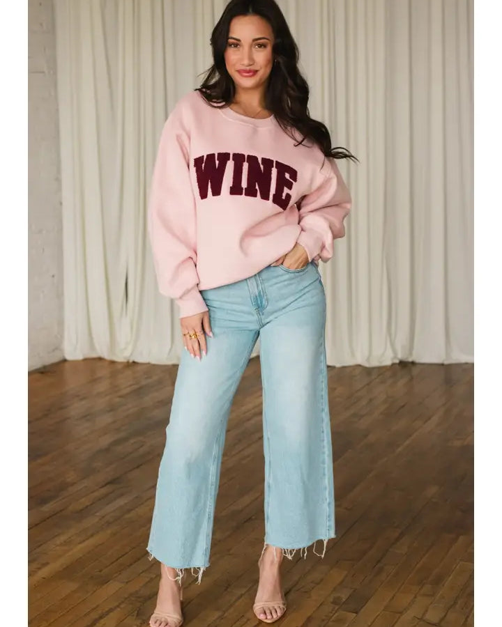 Panache Pink Wine Sweatshirt