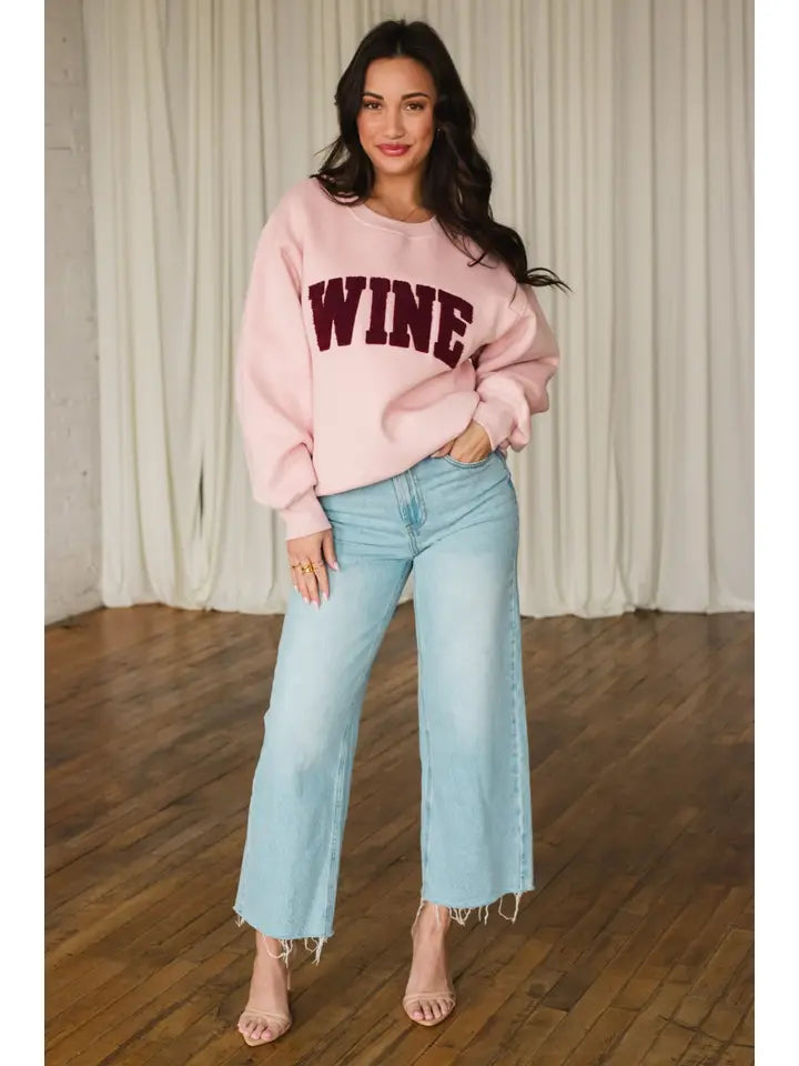 Panache Pink Wine Sweatshirt
