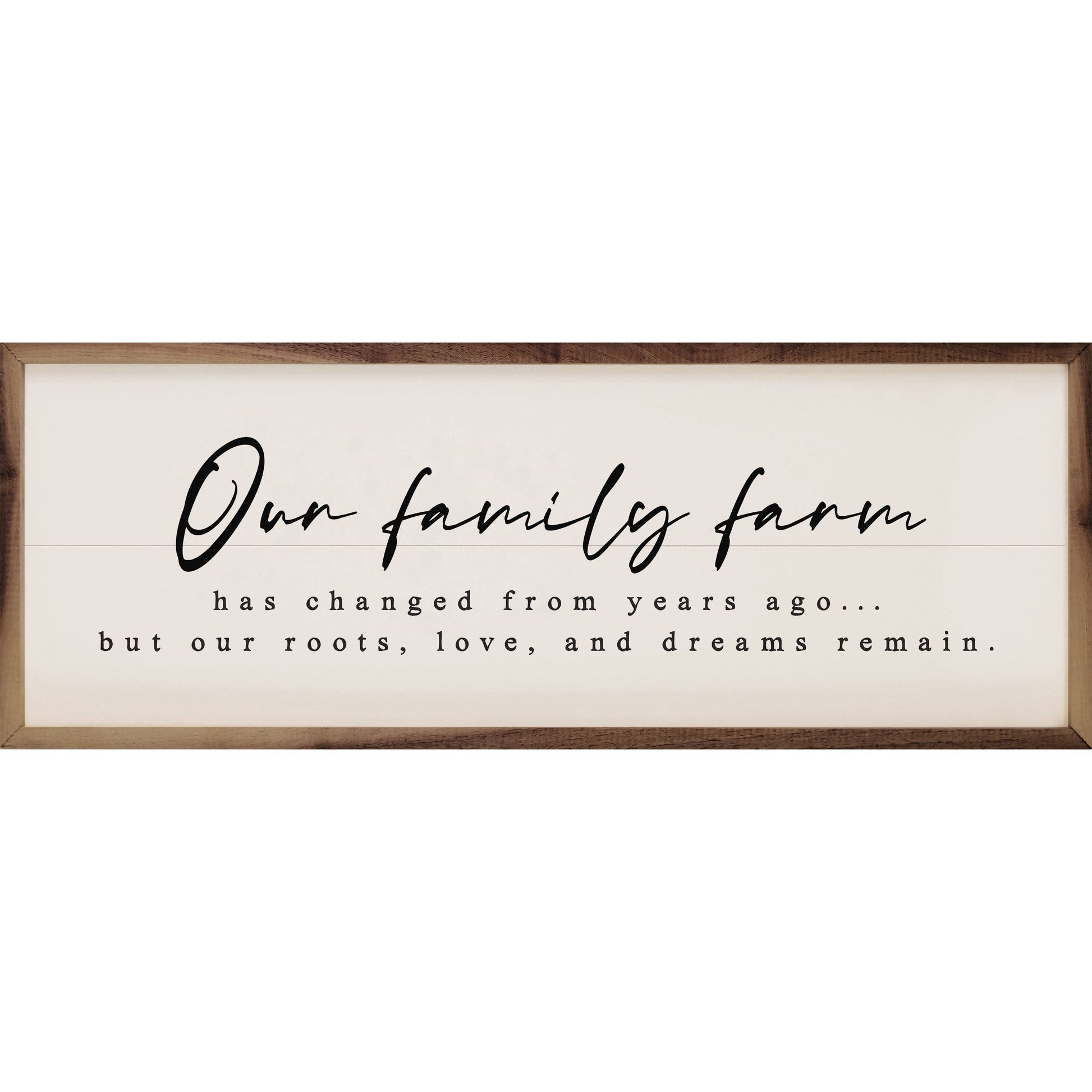 Our Family Farm Dreams Remain