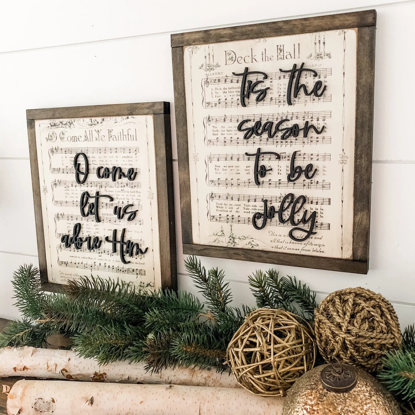 Christmas Carol Vintage Sign