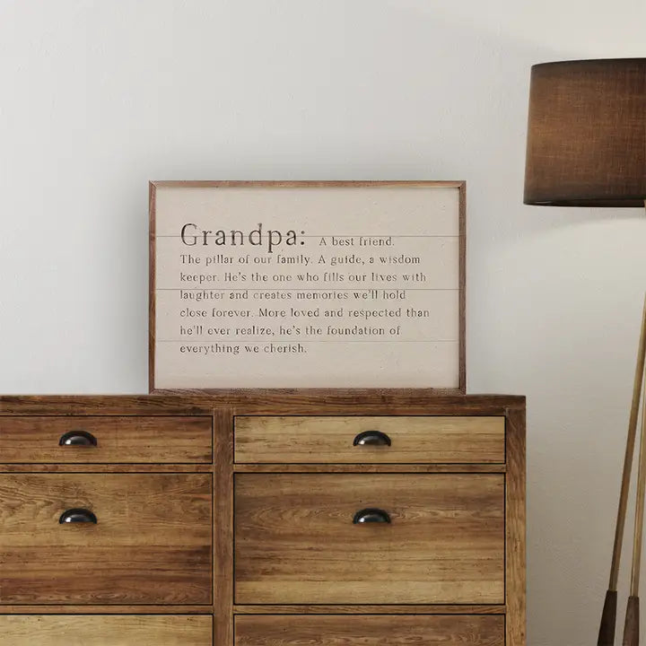 Family Definition Grandpa 8x5