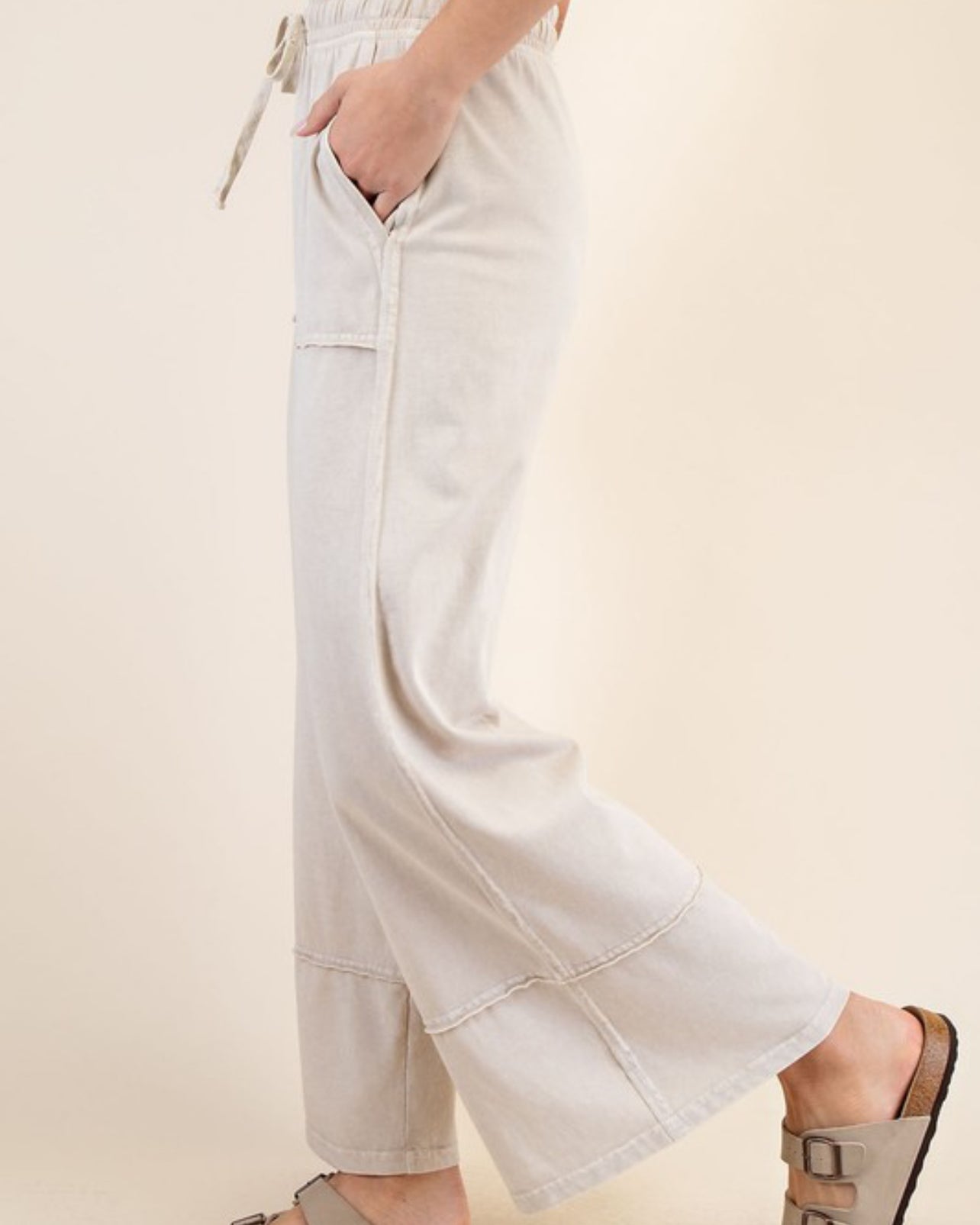 Rae Mode Taupe Wide Leg Pant