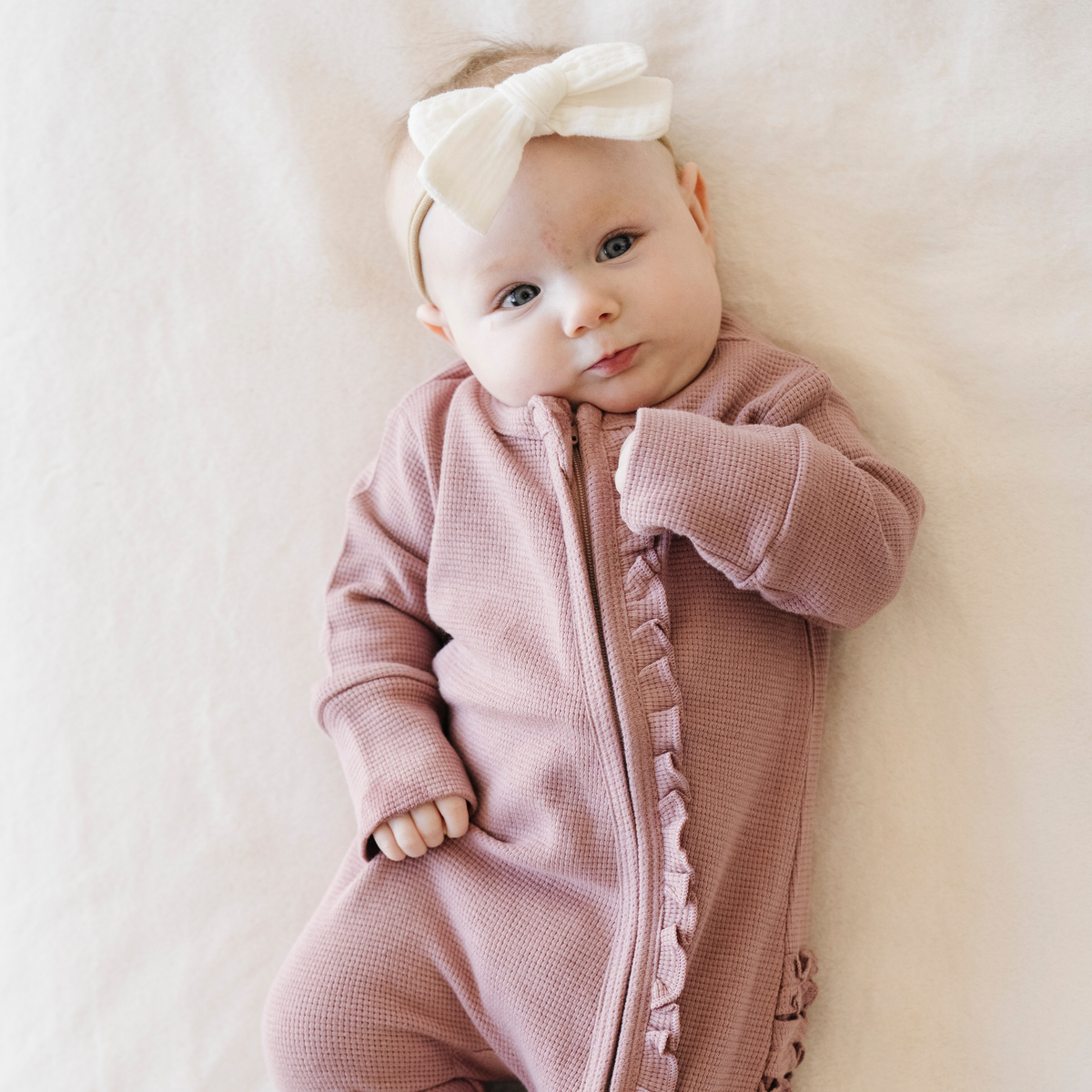 SARANONI STRETCHY WAFFLE KNIT OUTFITS