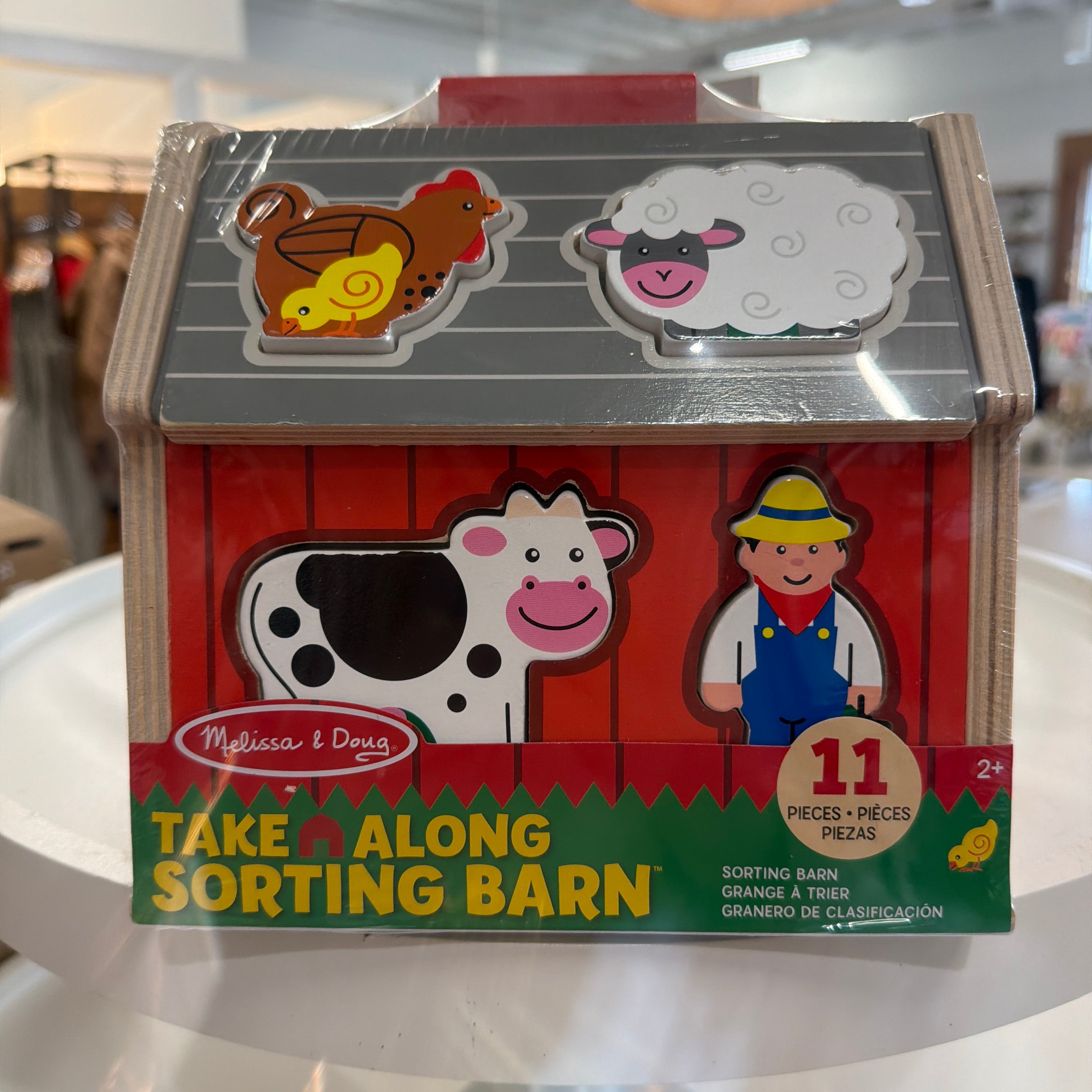 Melissa & Doug Take Along Sorting Barn