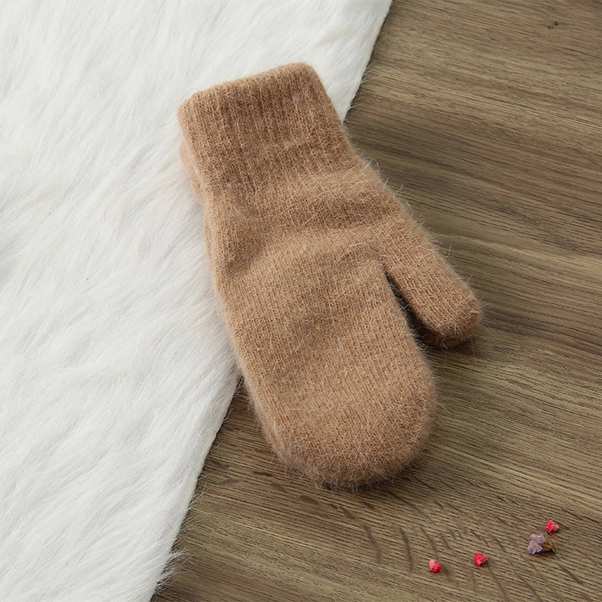 Rabbit Fur Full Finger Gloves