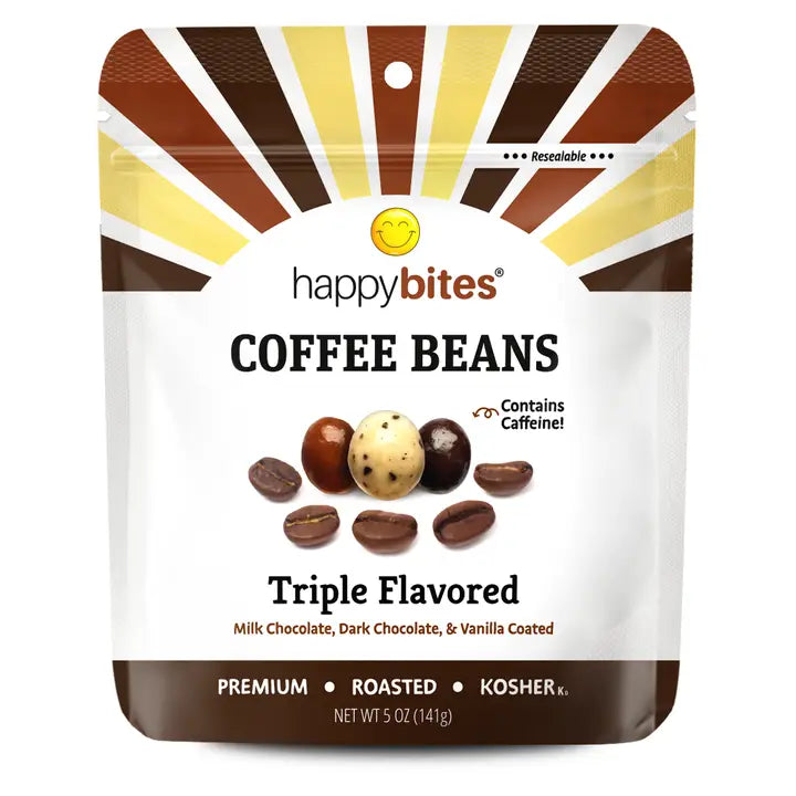 Happy Bites 3 Flavor Coffee Beans 5oz