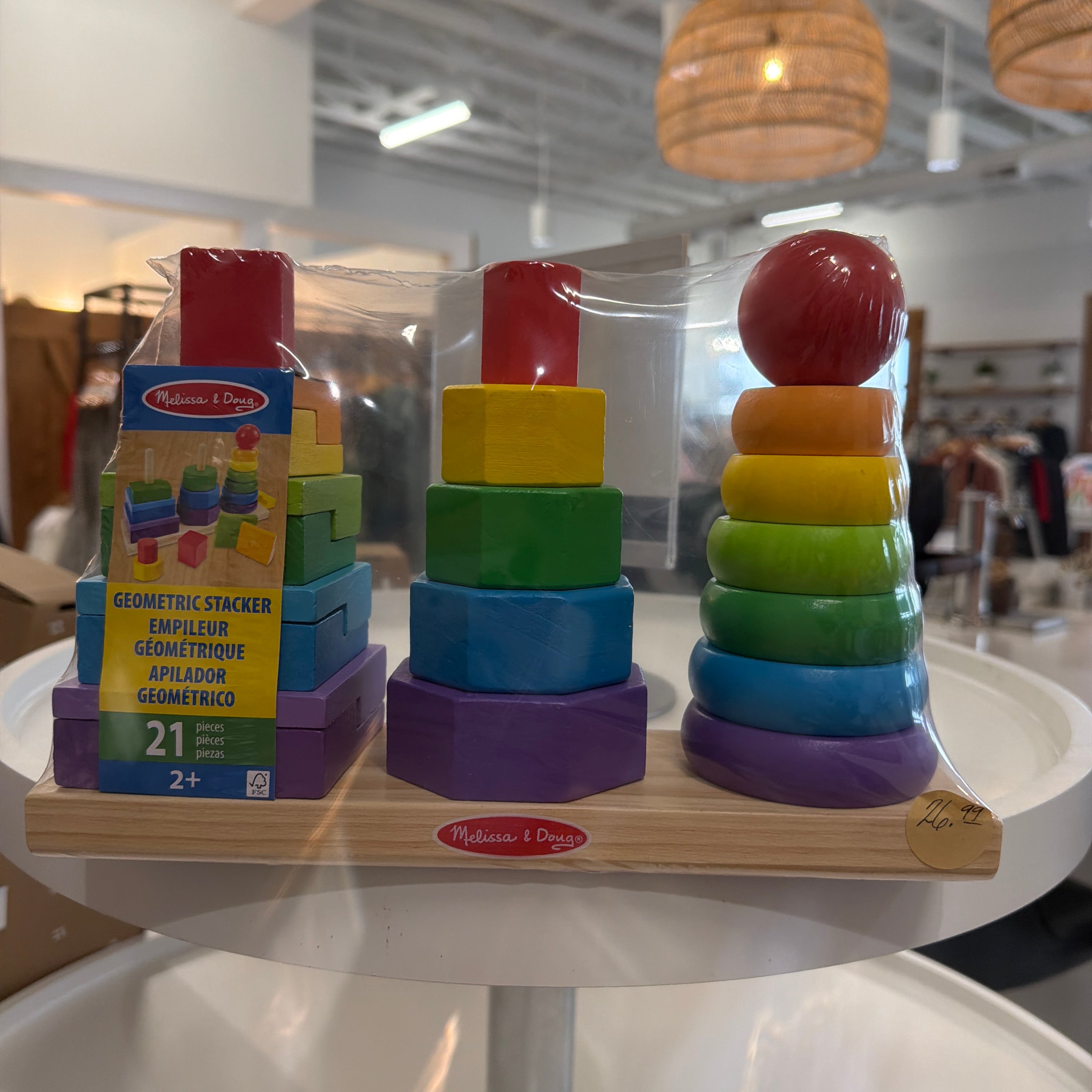 Melissa & Doug Geometric Stacker