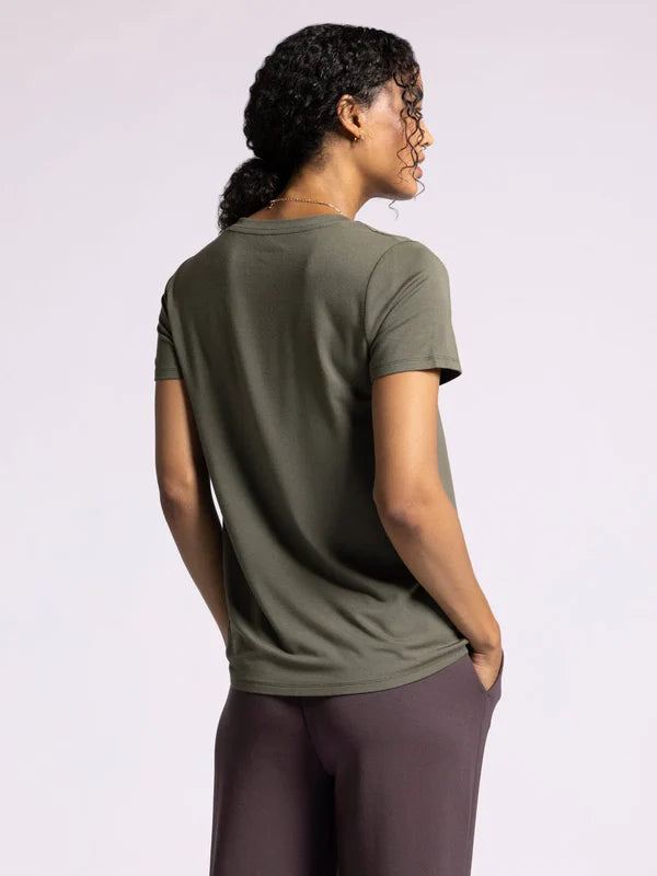Thread & Supply Tatiana Tee - Grape Leaf