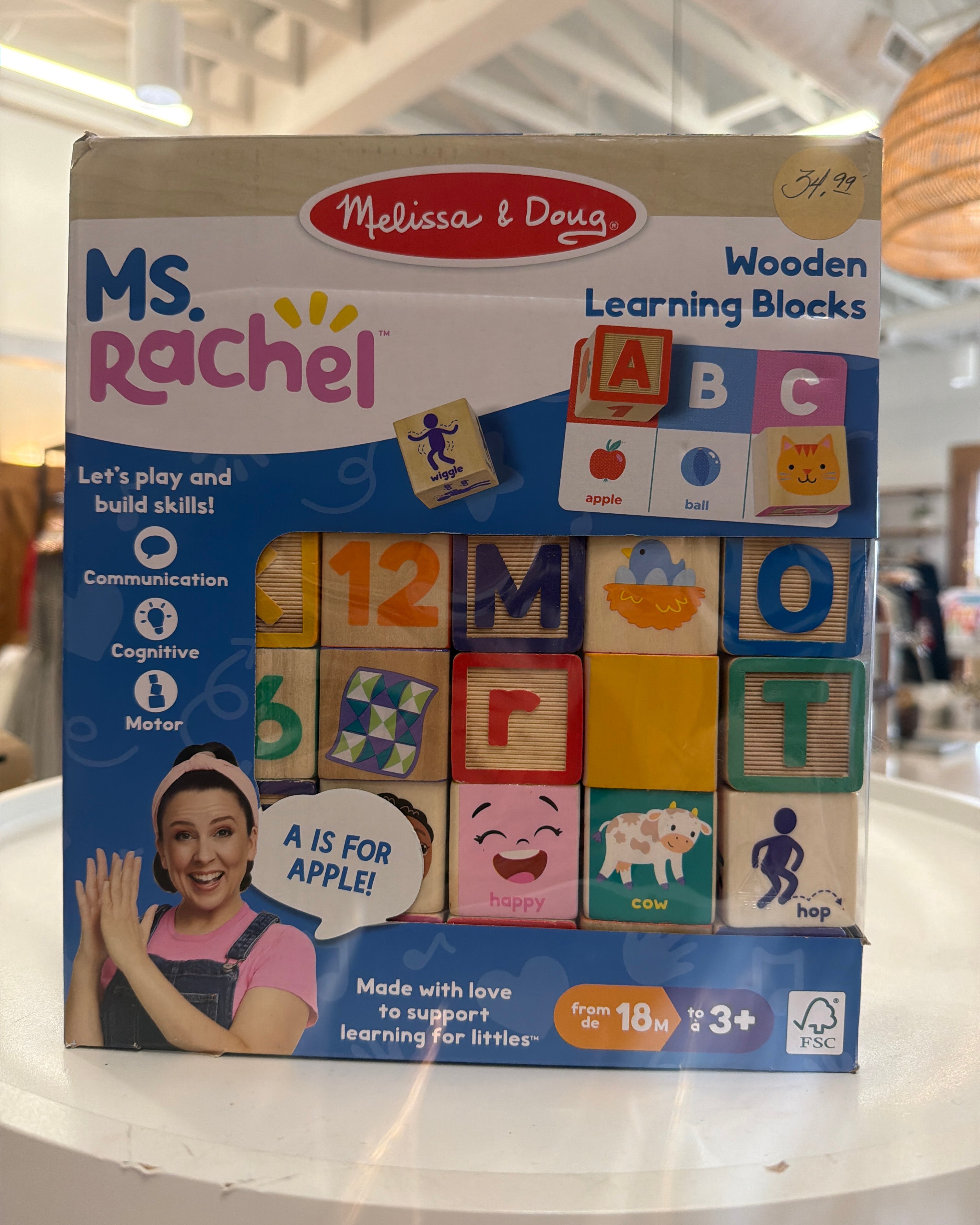 Melissa & Doug Ms Rachel Learning Blocks