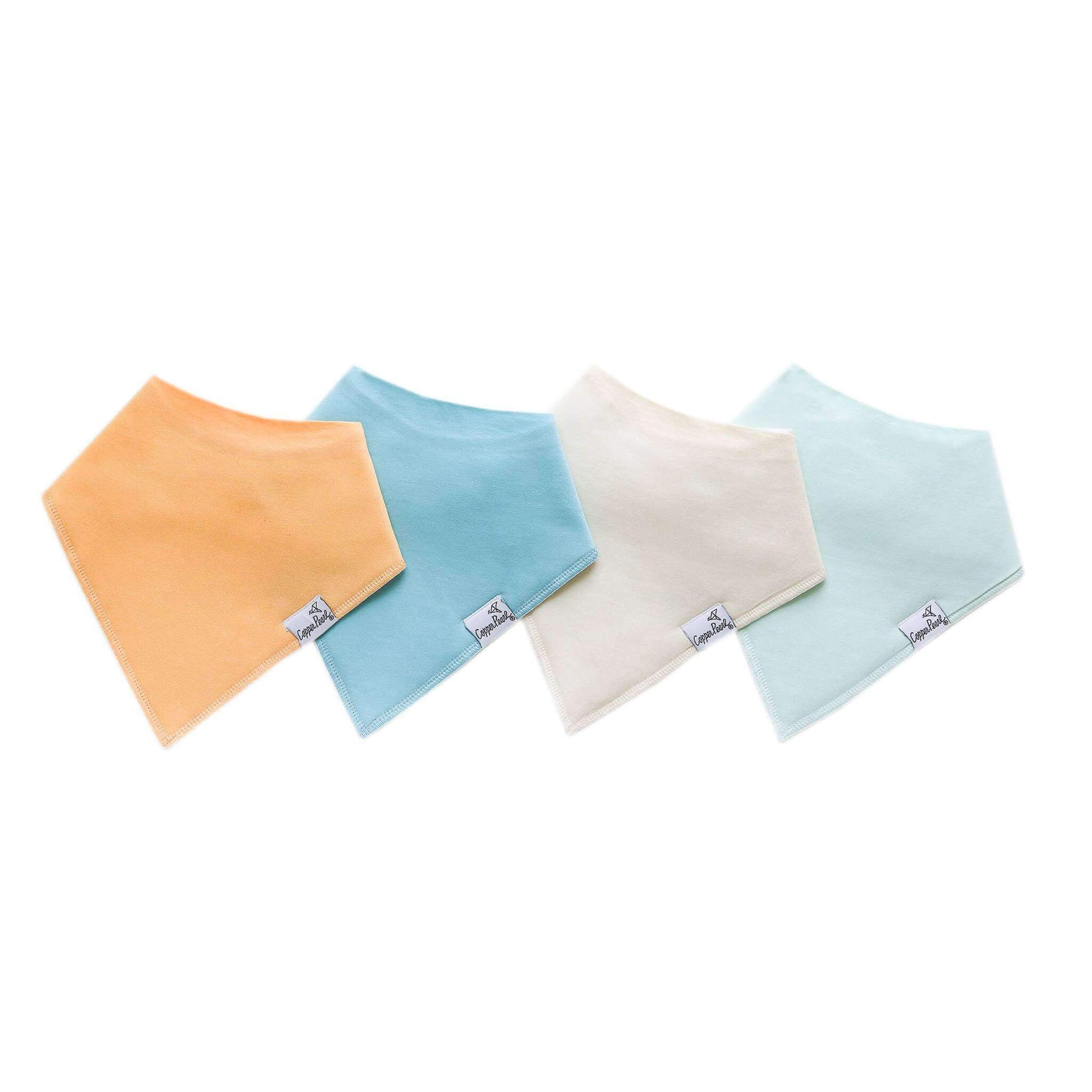Copper Pearl Baby Bandana Bib Set (4pk)