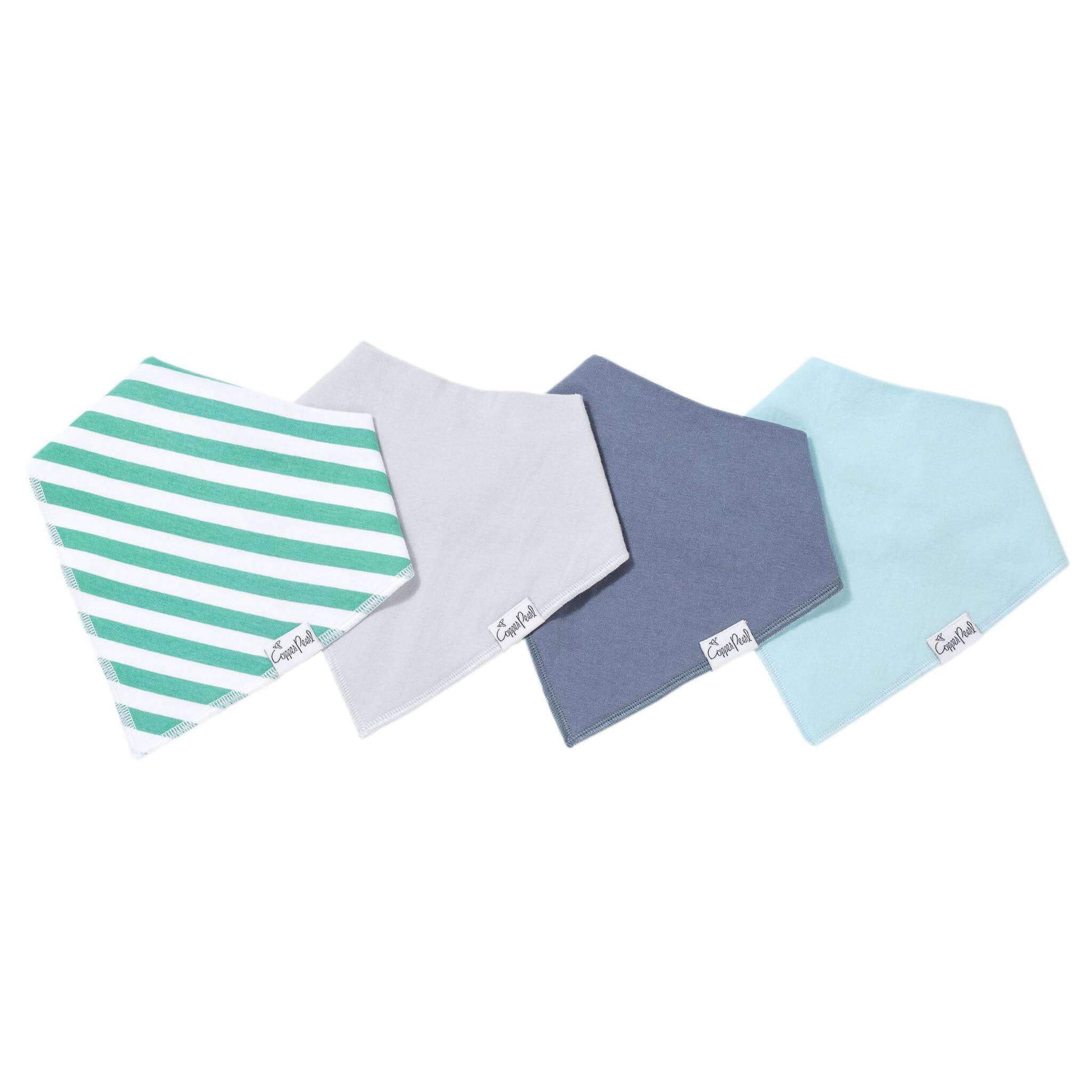 Copper Pearl Baby Bandana Bib Set (4pk)