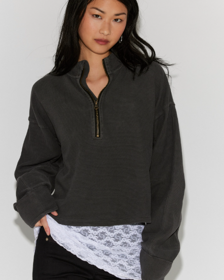Free People Celeste Quarterzip