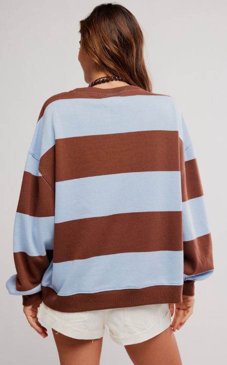 Free People Classic Stripe Crew