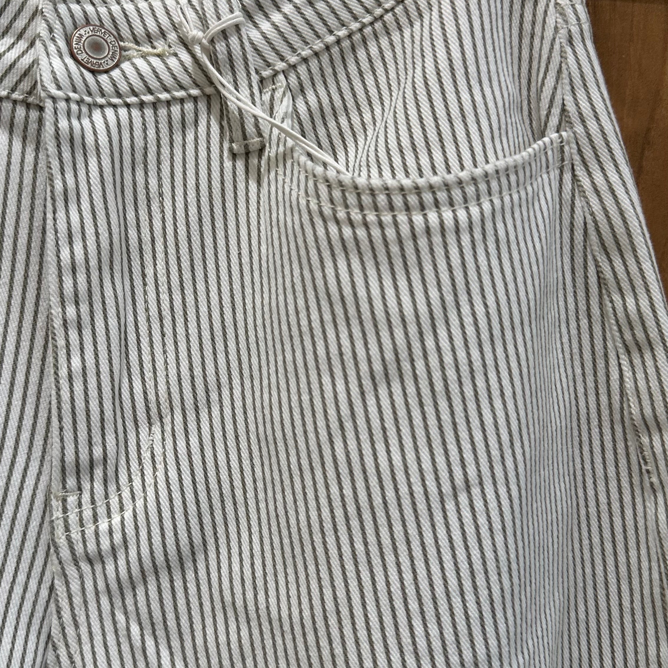 Vervet High Barrel Stripe Denim Jeans