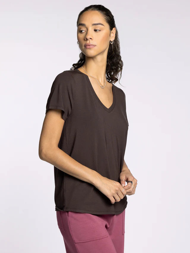 Thread & Supply Tatiana Tee - Coffee
