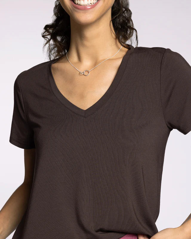 Thread & Supply Tatiana Tee - Coffee