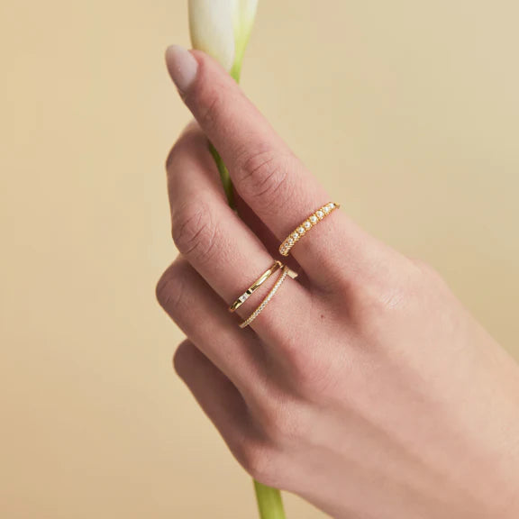 Gold Naomi Stacking Band